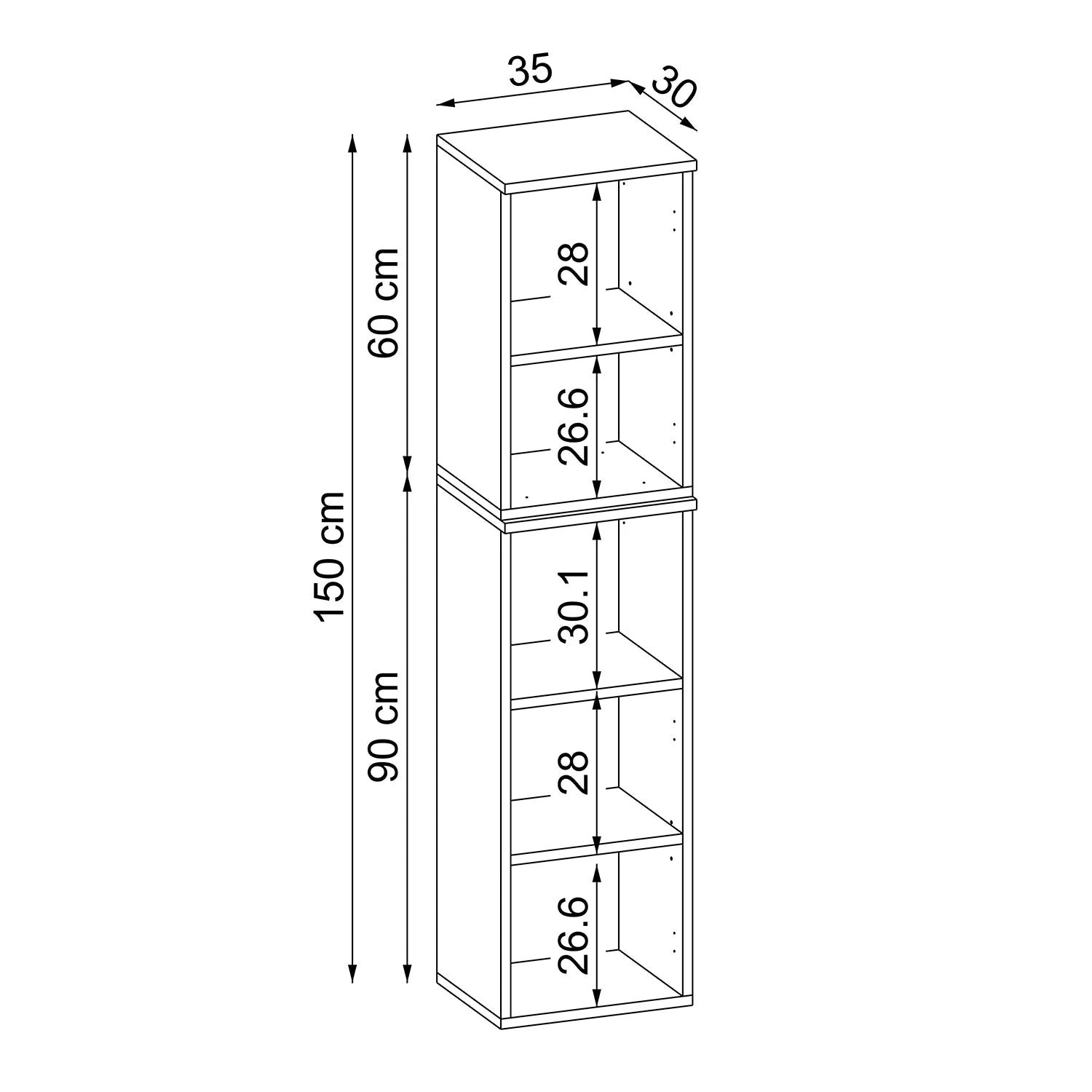 Roomart Bathroom Towel Storage Cabinet - Lotus